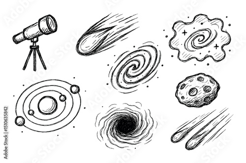 Celestial Sketch Icons