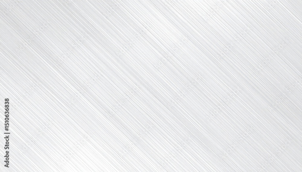 Obraz premium White brushed metal texture with diagonal lines and subtle light variations