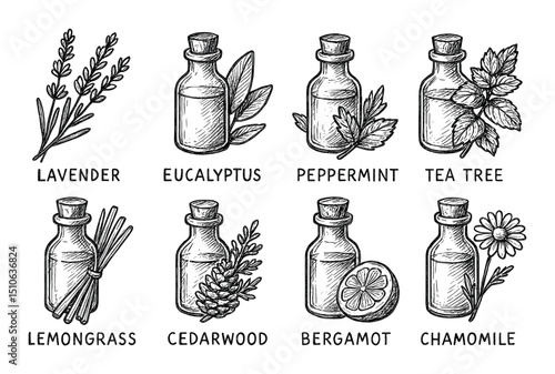 Essential Oil Icons