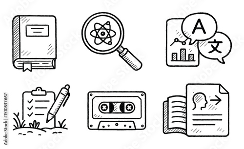Linguistics Icons Sketch