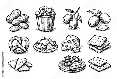 Snack Icon Sketches