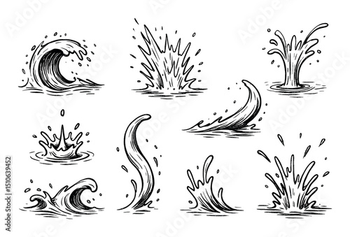 Splash Wave Icons