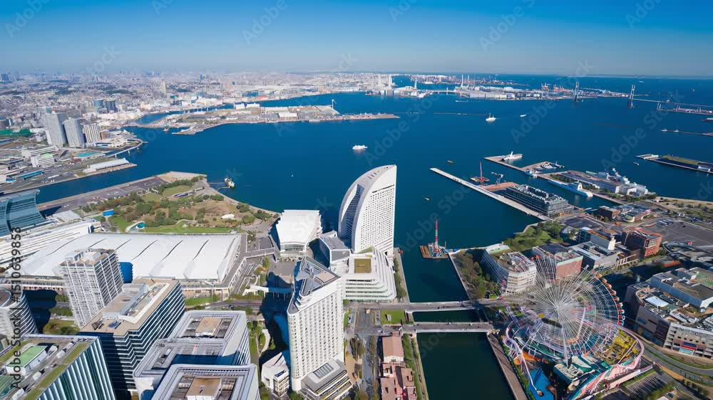 横浜みなとみらい・ドローン撮影イメージ