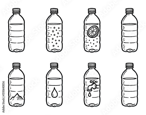Water Icons Sketch