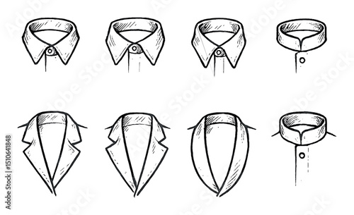 Collar and Lapel Icons