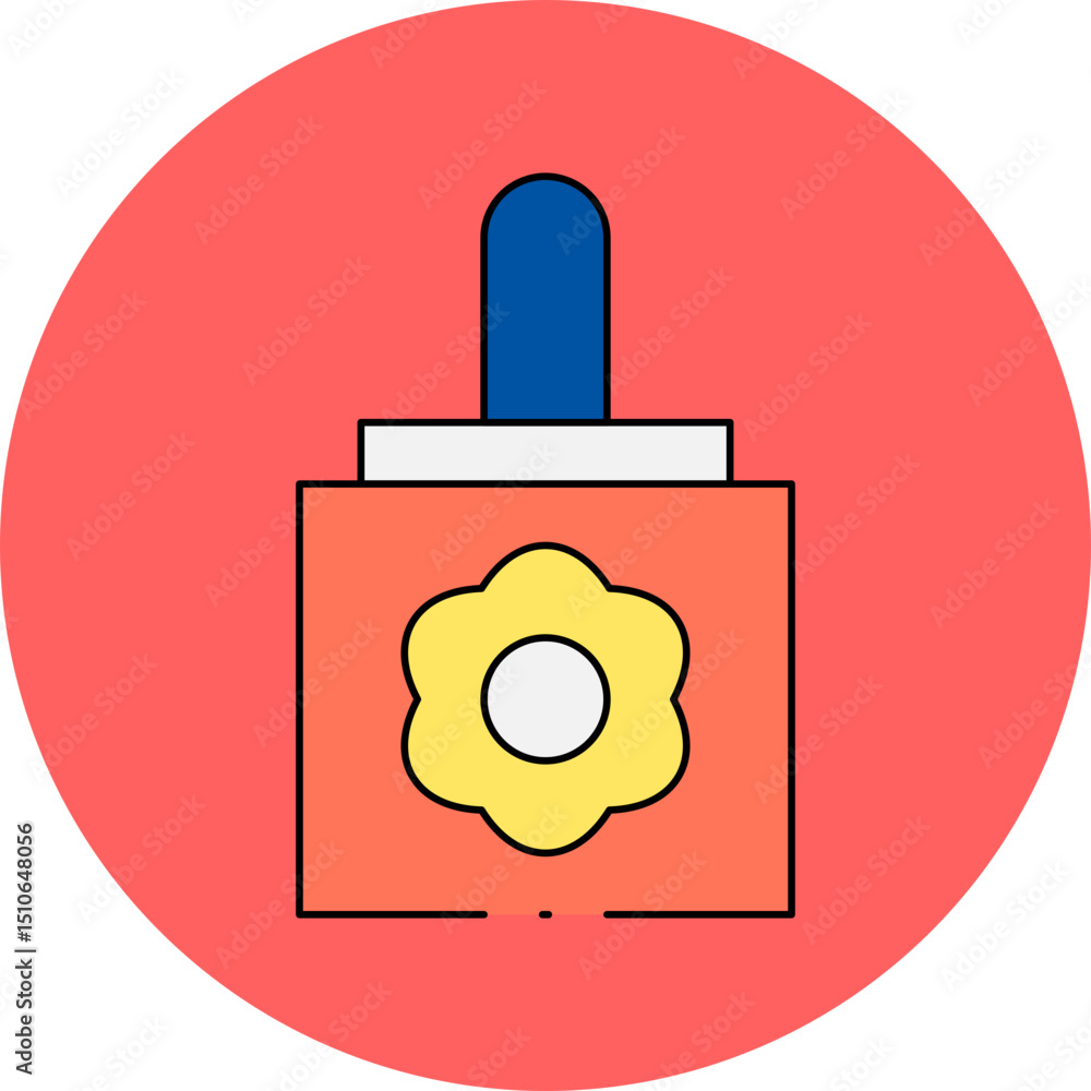 Fototapeta premium Dropper single icon vector illustration