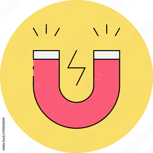 Magnet single icon vector illustration