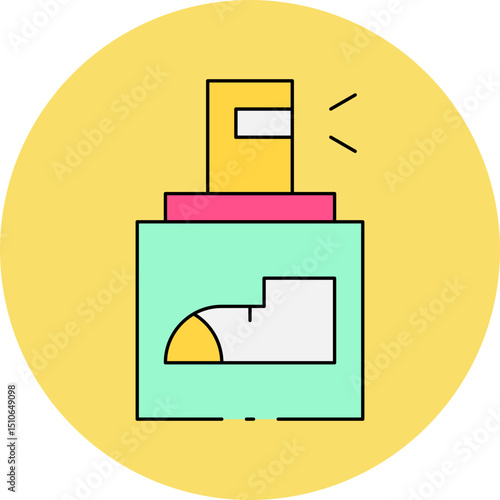 Shoe shiner single icon vector illustration