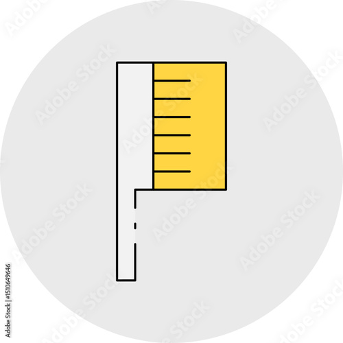 Comb single icon vector illustration