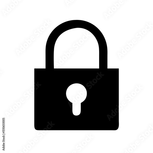 closed padlock icon design