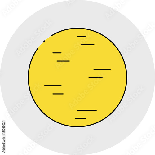 Sun single icon vector illustration