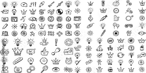 Assorted Minimal Outline Icons