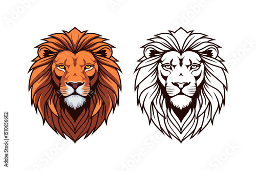 Majestic Lion Head