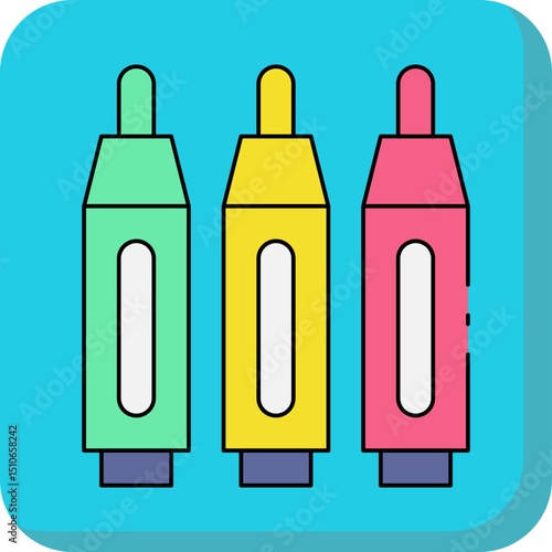 Colors single icon vector illustration