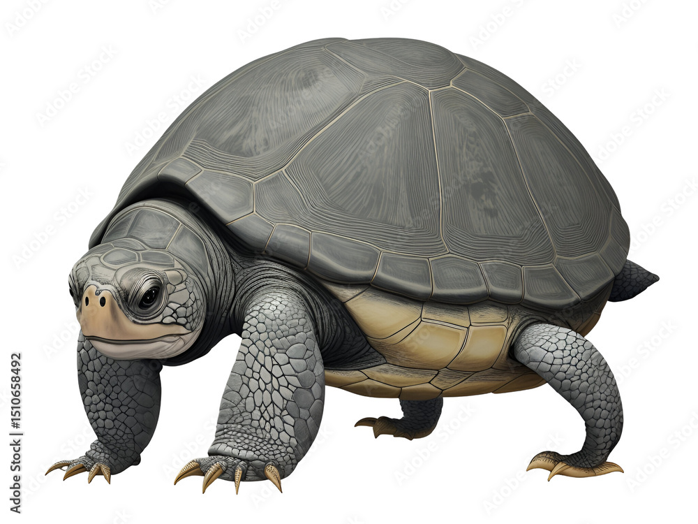 Obraz premium Big turtle isolated transparent background