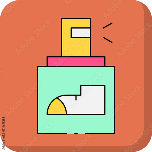 Shoe shiner single icon vector illustration