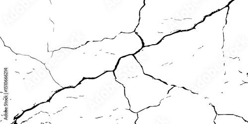  White dried and cracked ground earth background.Closeup of dry fissure ground.Gray crack on earth texture. erosion.