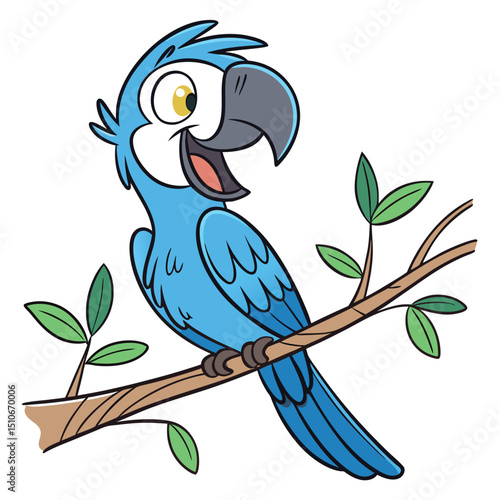 cheerful parrot