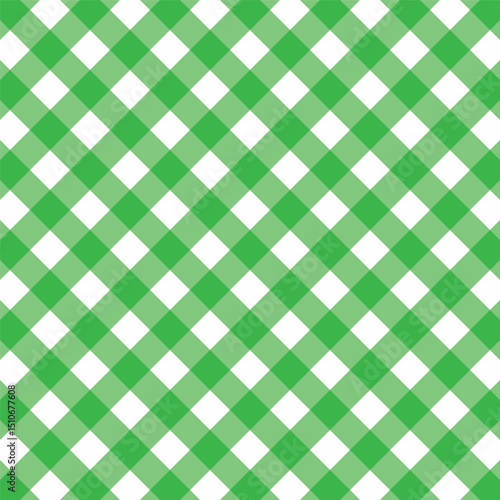 Wallpaper Mural 2 Color Horizontal, Vertical, Diagonal Plaid Seamless Pattern | Checkered Background Design for Fabric, Digital Print, Wallpaper and Textile Torontodigital.ca