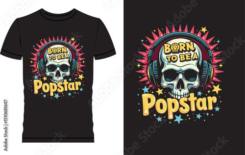 t shirt design with skull