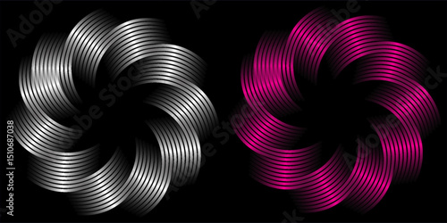 Gold, silver and bronze metal circle frames 3d vector realistic illustration. First, second and third place medals or buttons isolated on white background. Certified. Quality blank, empty badge set.