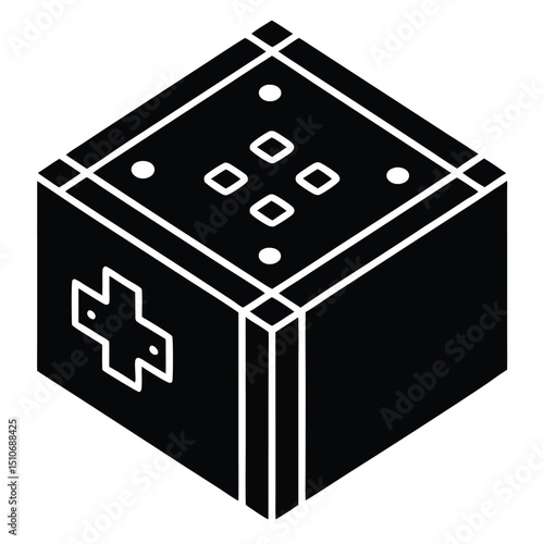Game developer element isolated game physics simulation on white background