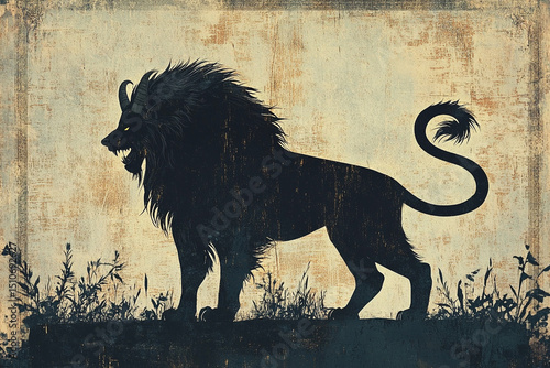 A chimera with a lion s body