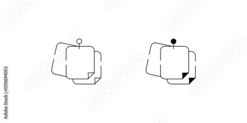 Pen Drive set icon with white background vector stock illustration
