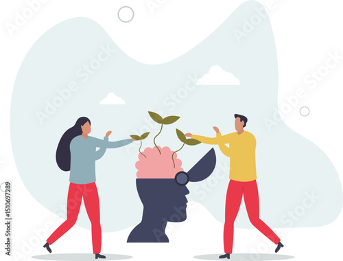 Environmental psychology for individual and environment surrounding.Social behavior and mindset in field of nature. character life .