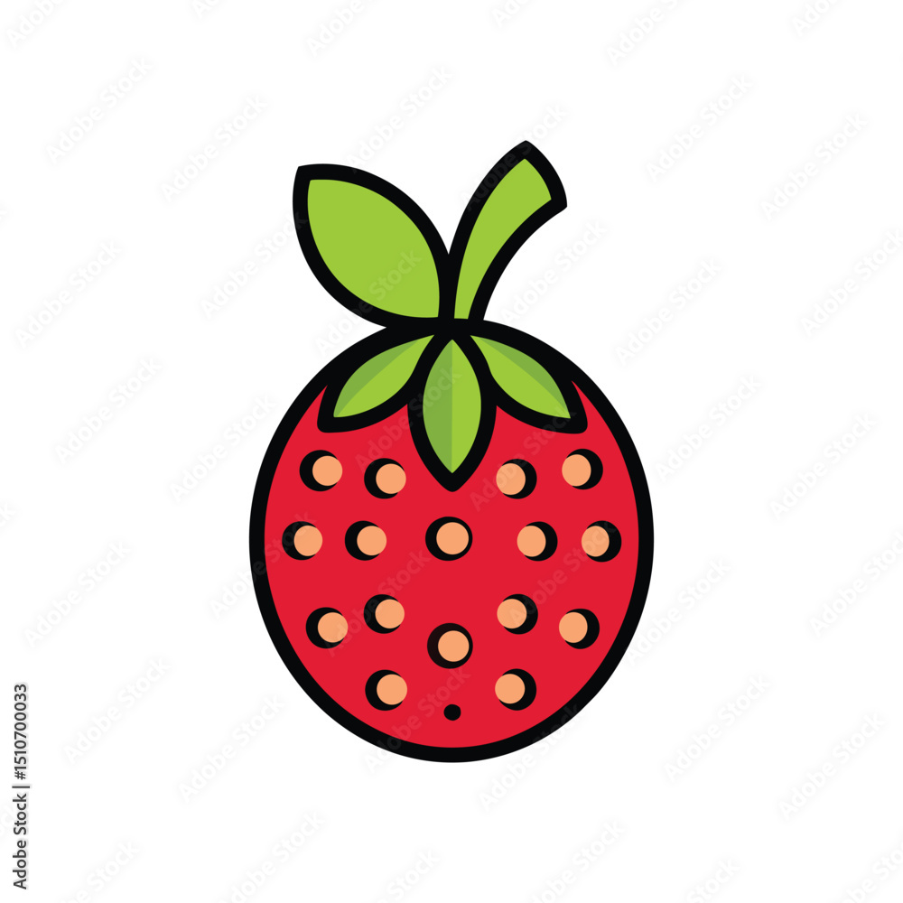 Obraz premium strawberry isolated on white