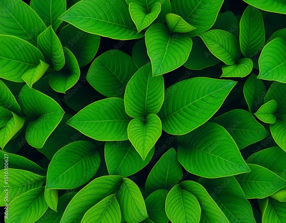 Fototapeta premium green leaves background