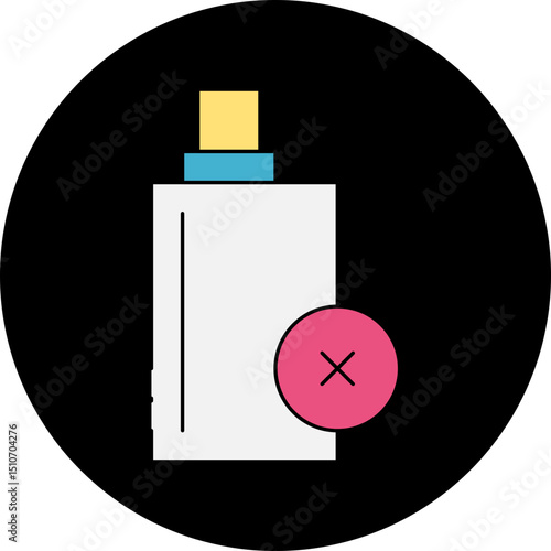 Wallpaper Mural No vaping single icon vector illustration Torontodigital.ca