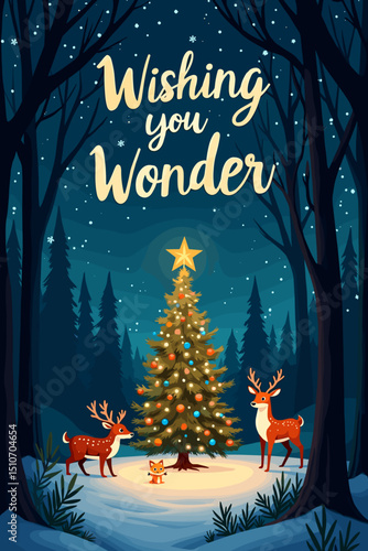 christmas music poster, christmas party poster, christmas poster background, santa poster, happy holidays poster, christmas poster greeting card, christmas, winter, holiday, landscape, illustration, x