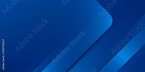 Abstract blue background with glowing geometric lines. Modern blue gradient square shape design. Futuristic technology concept. Suit for brochure, corporate, website, poster, banner, cover modern