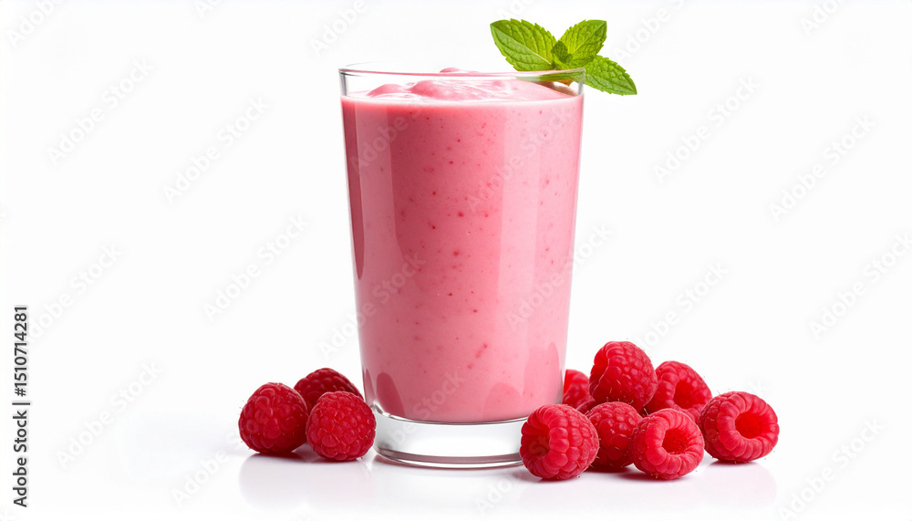 Refreshing Raspberry Smoothie in Glass Isolated on White Background – Healthy Summer Drink
Refreshing Raspberry Smoothie in Glass Isolated on White Background – Healthy Summer Drink