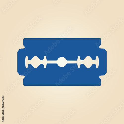 Razor blade trendy artwork beauteous abstract vector illustration colorful practical design