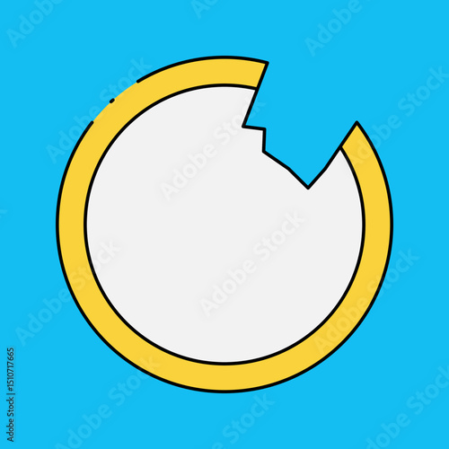 Mirror single icon vector illustration