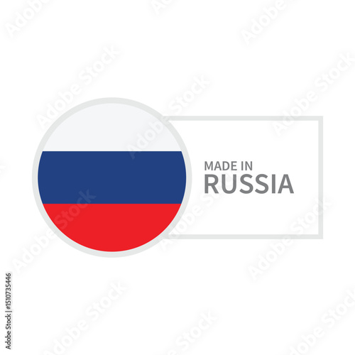 Made In Russia Label Icon Vector Design. Free Download Made In Russia Label Icon Vector Design. - GFXLoad