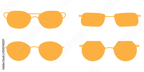 sunglasses icon. sunglasses icon set