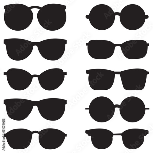sunglasses icon. sunglasses icon set