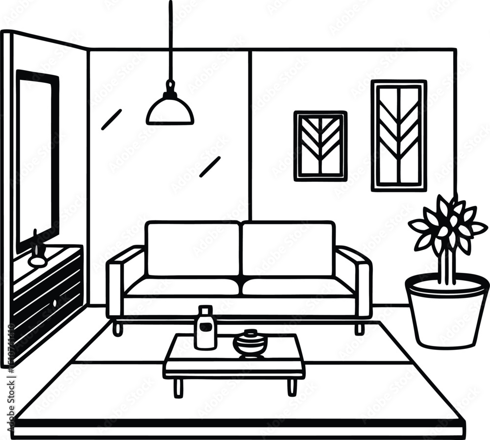 Fototapeta premium modern-living-room-interior(6).eps