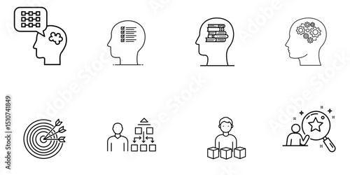 Minimalist Icons Collection. Autism Spectrum Unique Abilities, Gifts, Strengths. For Education, Awareness, Resources, Design