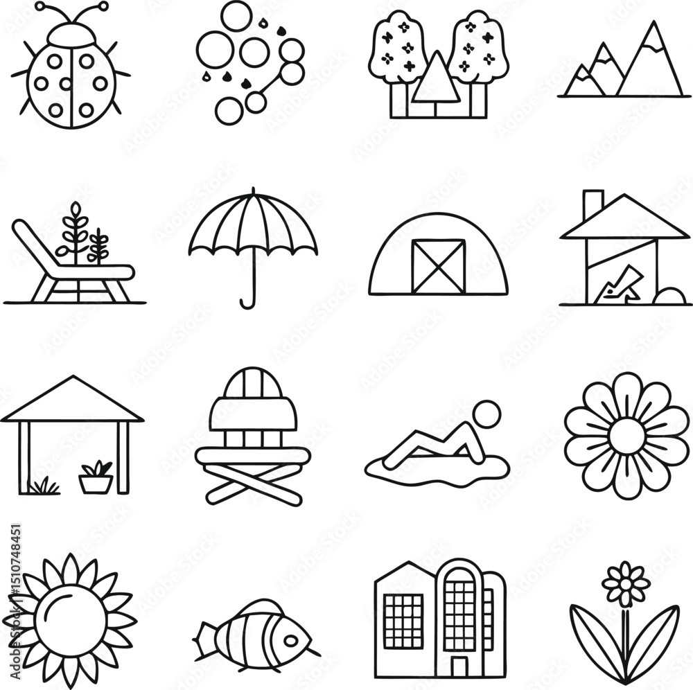 House icons set House icons set