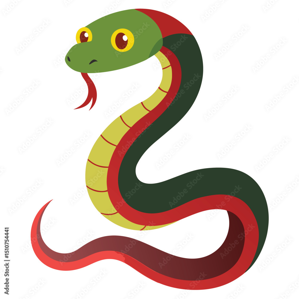 Naklejka premium paithon vector image on white background