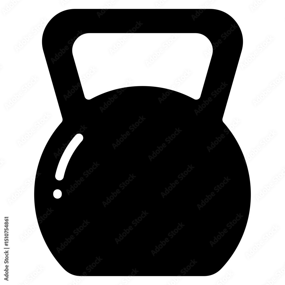 Fototapeta premium Kettlebell Icon