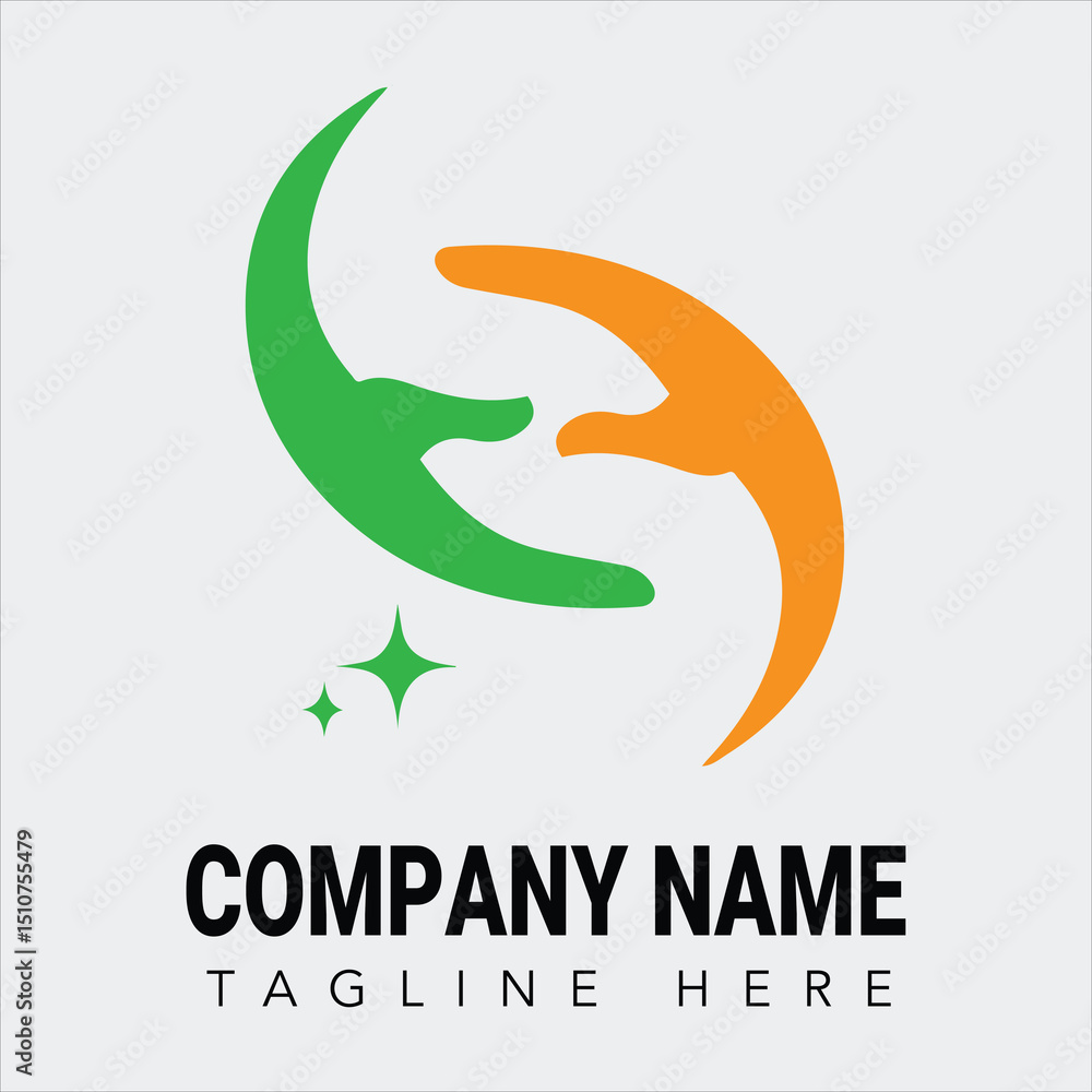 Fototapeta premium Creative professional logo artwork create