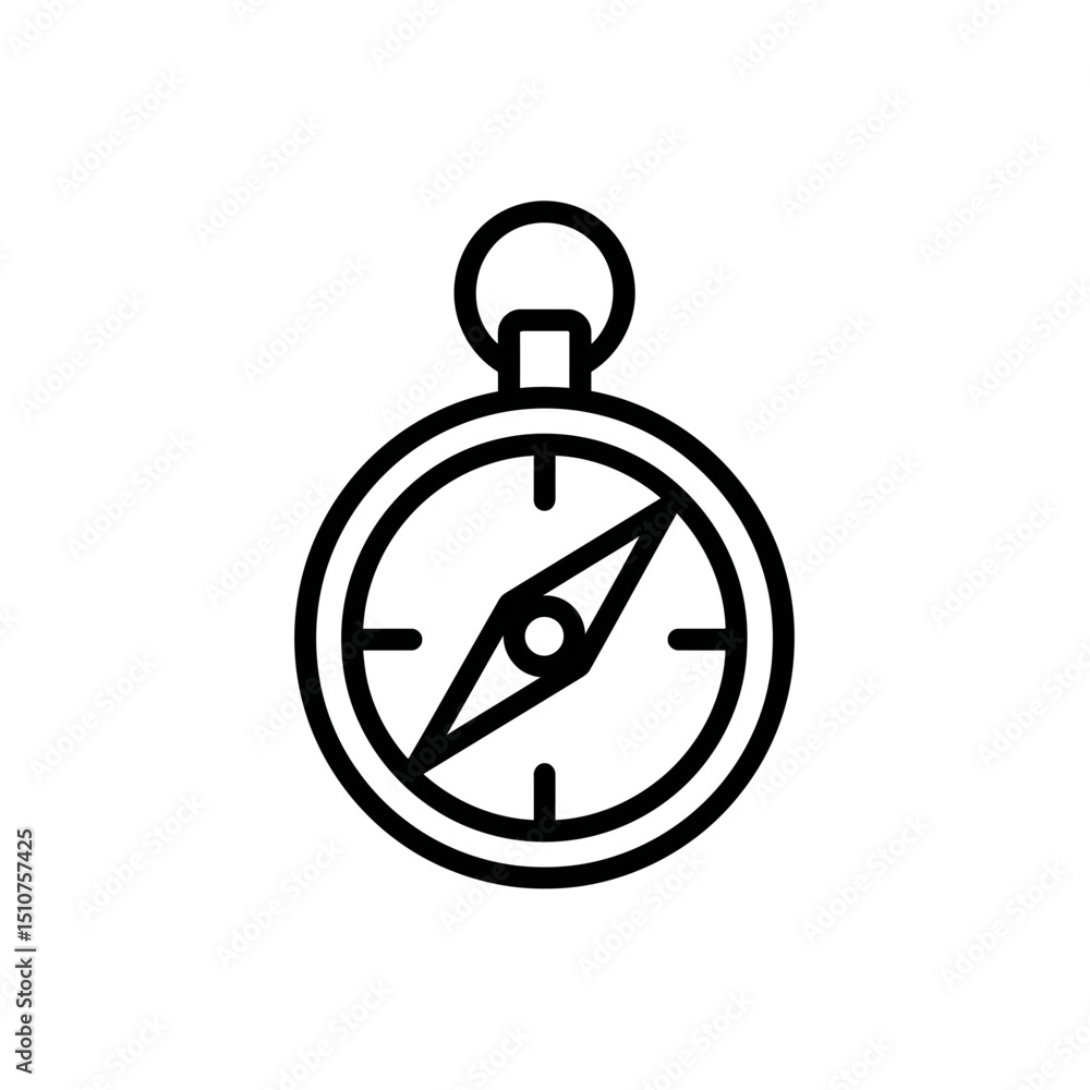 Compass icon indicates direction navigation adventure outdoor exploration travel Compass icon indicates direction navigation adventure outdoor exploration travel