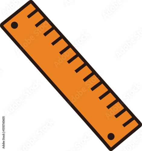 ruler icon clipart vector on transparent background