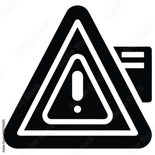 Mobile app developer element isolated error log symbol on white background