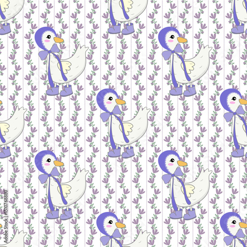 Whimsical animal pattern design